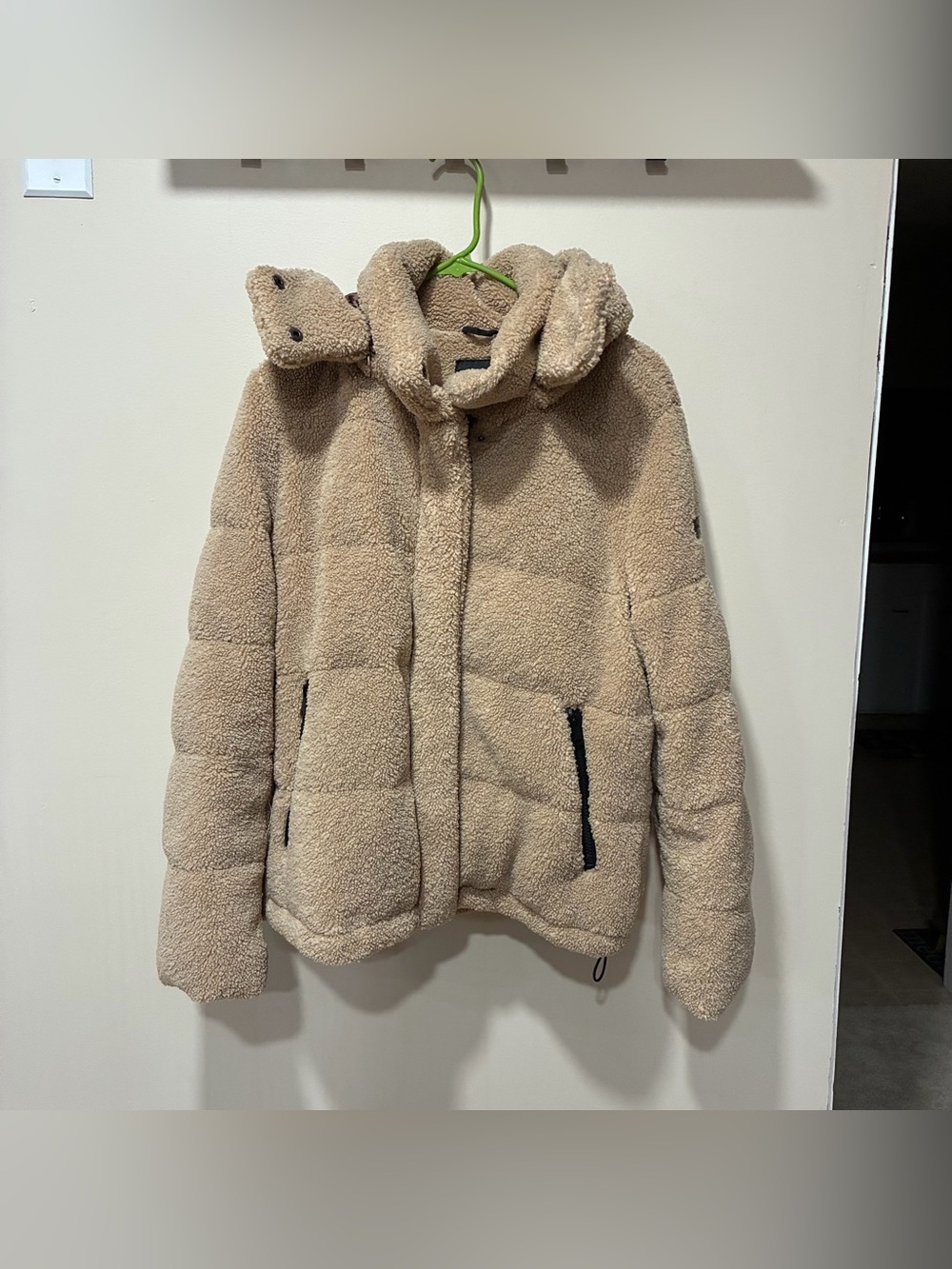 Sanctuary Sherpa Teddy coat with removable hood